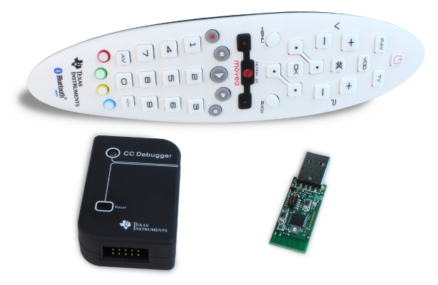 CC2541DK-RC CC2541 Bluetooth Smart Remote Control Kit top board image