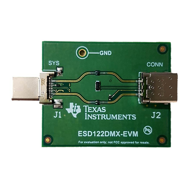 ESD122DMX-EVM ESD122DMX USB Type-C Interface Evaluation Module top board image