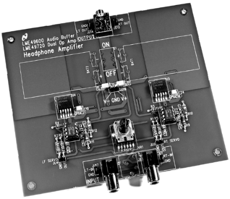 LME49720HABD 34V High Performance, High Fidelity Dual Audio Operational Amplifier top board image