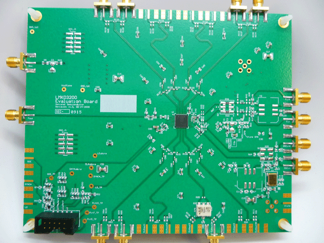 LMK03200EVAL/NOPB LMK03200 Family Precision 0-Delay Clock Conditioner with Integrated VCO Evaluation Board top board image