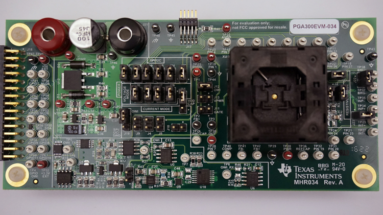 PGA300EVM-034 Acondicionador de señal para sensores de presión PGA300 EVM top board image