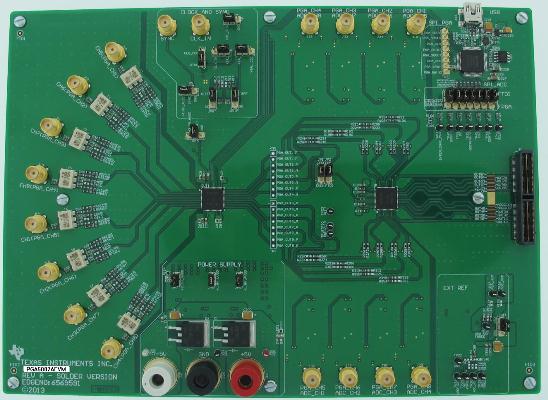 PGA5807AEVM PGA5807A Evaluation Module for Integrated 8-channel AFE with LNA, PGA, and LPF top board image