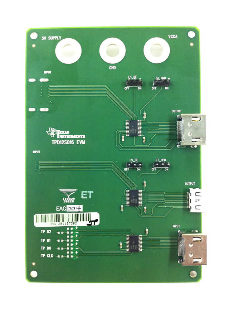 TPD12S016PWREVM TPD12S016PWR Evaluation Module top board image