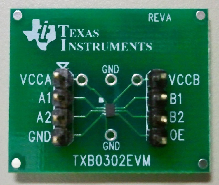 TXB0302EVM TXB0302 評価モジュール top board image