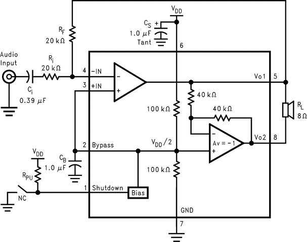 Mono-Verstärkerplatine 3W Small Power Amplifier Board Modul LM4871 Rot 