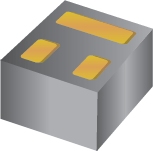 CSD15380F3T 20-V, N channel NexFET™ power MOSFET, single LGA 0.6 mm x 0.7 mm, 1460 mOhm, gate ESD protection | YJM | 3 | -55 to 150 package image