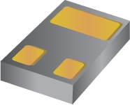CSD25484F4 -20-V, P channel NexFET™ power MOSFET, single LGA 0.6 mm x 1 mm, 109 mOhm, gate ESD protection | YJJ | 3 | -55 to 150 package image