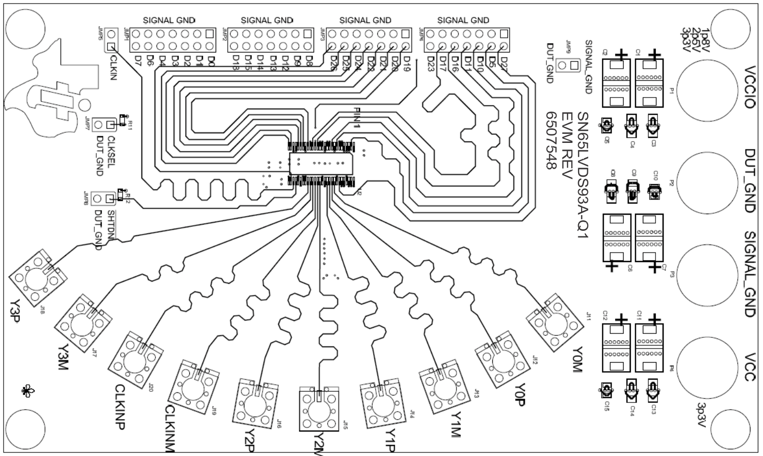 SN65LVDS93A layoutex1_llsem1.gif