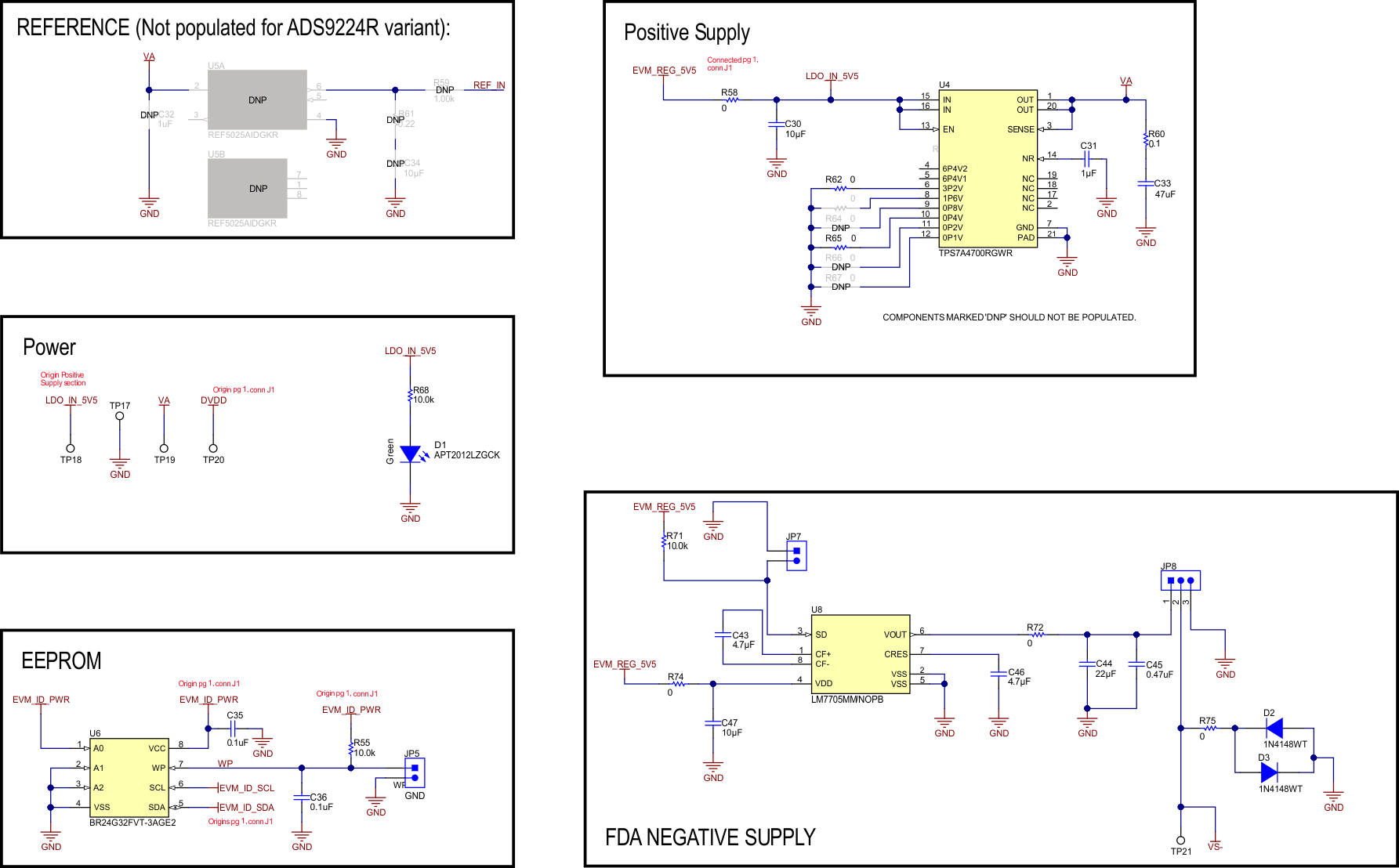  ADS9224REVM Schematic Diagram 2