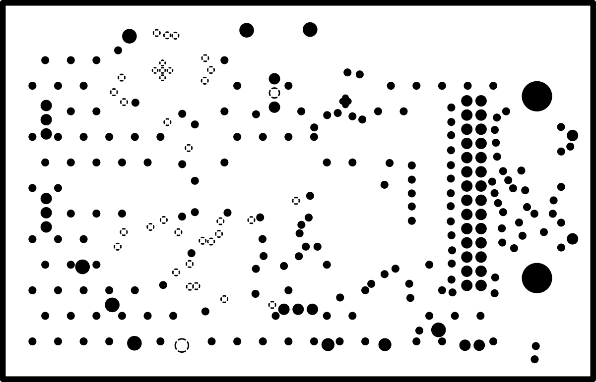 ADS1282V2EVM-PDK PCB Layout for the ADS1282EVM (Internal AVSS Plane)