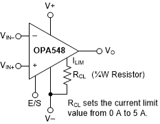 OPA548 opa548-simplified-schematic.gif