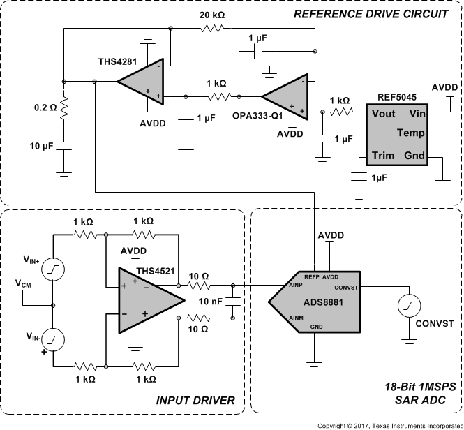 OPA333-Q1 Composite-Amplifier-Reference-Driver-Circuit_bos522.gif