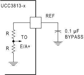 UCC2813-0-Q1 UCC2813-1-Q1 UCC2813-2-Q1 UCC2813-3-Q1 UCC2813-4-Q1 UCC2813-5-Q1 Required Reference Bypass Minimum Capacitance