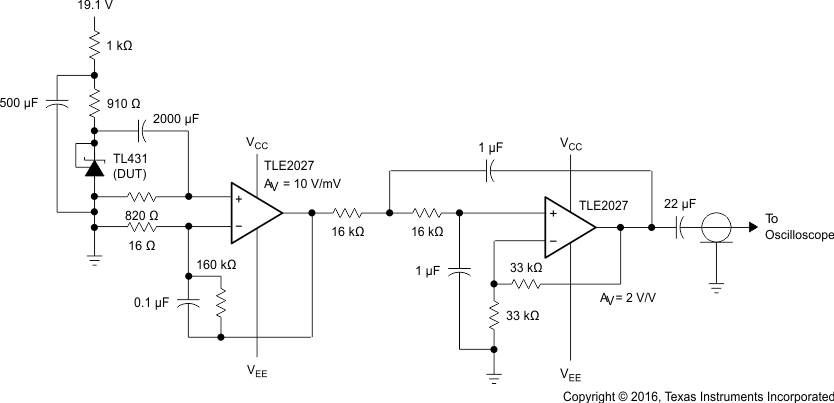 TL431-Q1 TL432-Q1 test_cir__for_equiv_input_noise_voltage_SGLS302.gif