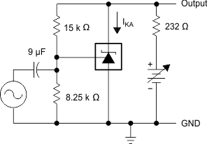 TL431-Q1 TL432-Q1 test_cir_for_voltage_amp_SGLS302.gif