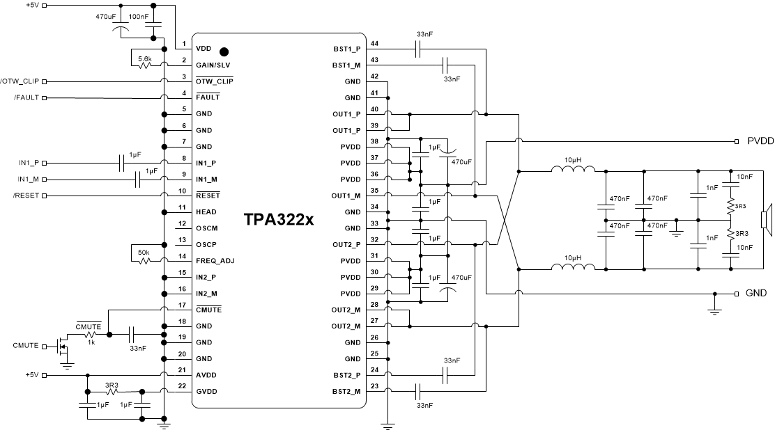 TPA3220 TypAppPrePBTL_slasee9.gif