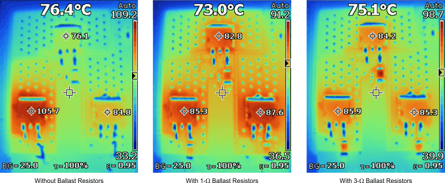 TPS92830-Q1 parallel-mosfet-thermal-images.gif