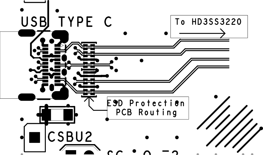 HD3SS3220 HD3SS3220L Layout Example 2