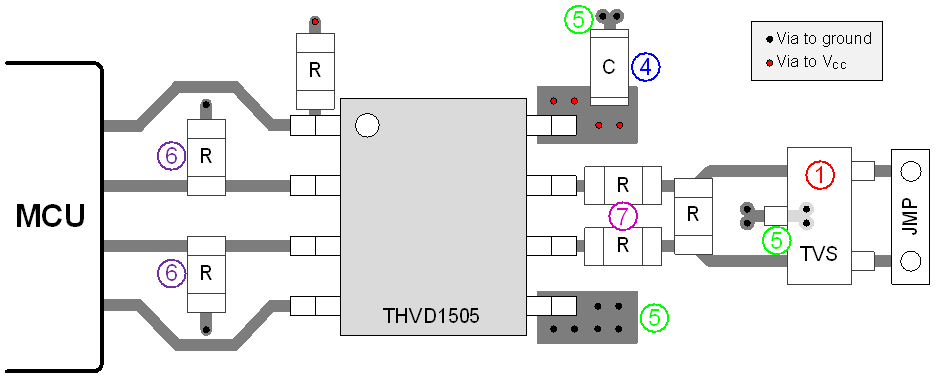 THVD1505 layout_example.gif