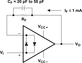 TLE2021AM TLE2021B TLE2021M-MIL  TLE2022AM-MIL TLE2022BM TLE2022M-MIL  TLE2024AM TLE2024BM-MIL TLE2024M Voltage
                    Follower