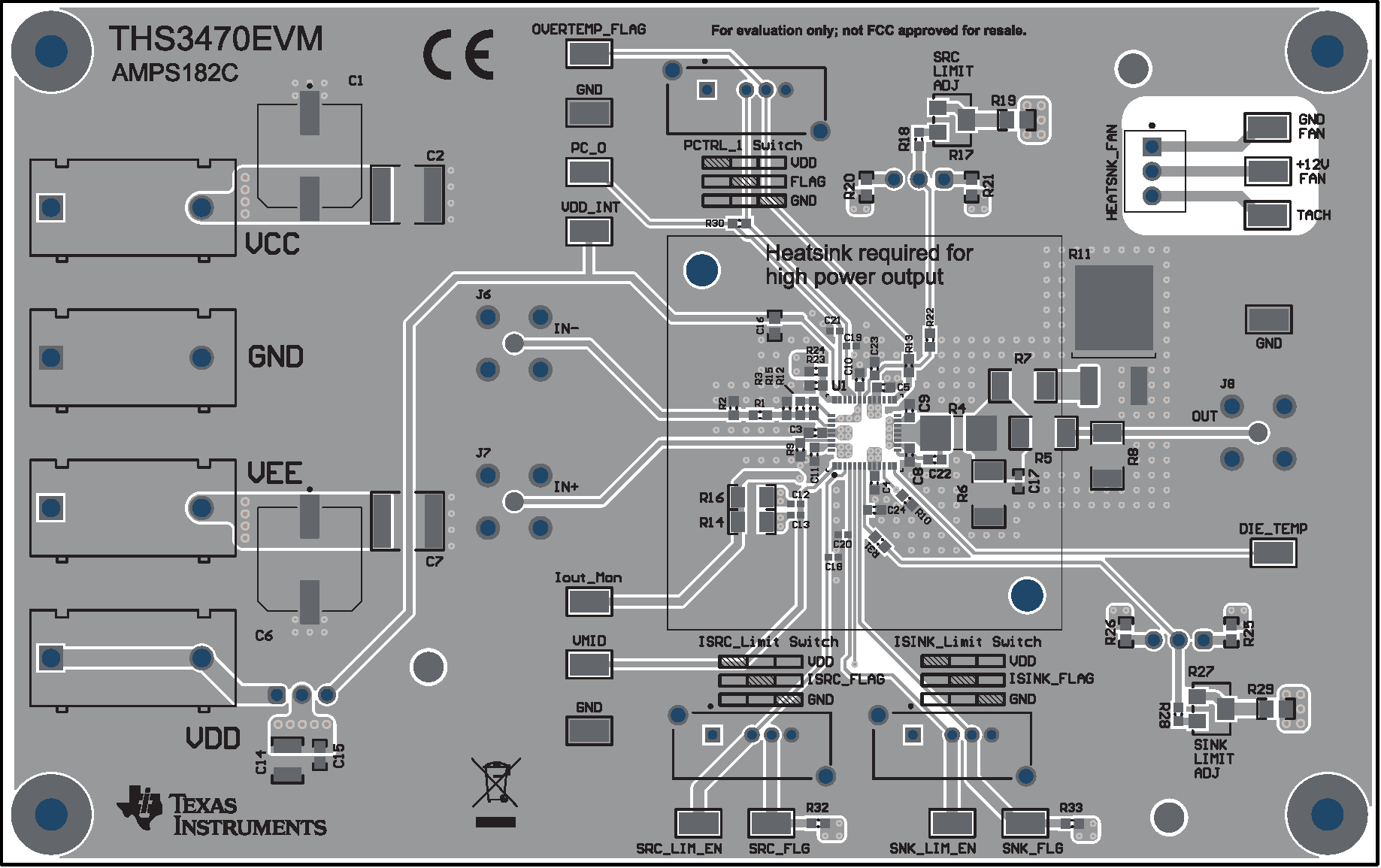 THS3470REBEVM THS3470REBEVM Top Layers