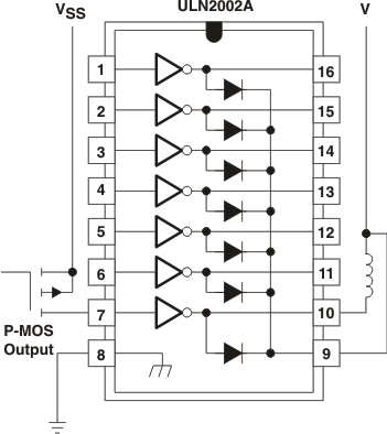 ULN2002A ULN2003A ULN2003AI ULQ2003A ULN2004A ULQ2004A P-MOS to Load