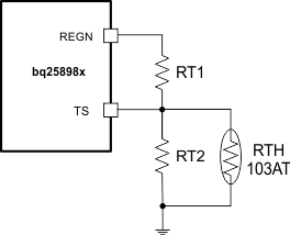 bq25898 bq25898D TS_resistor_network2_slusca6.gif