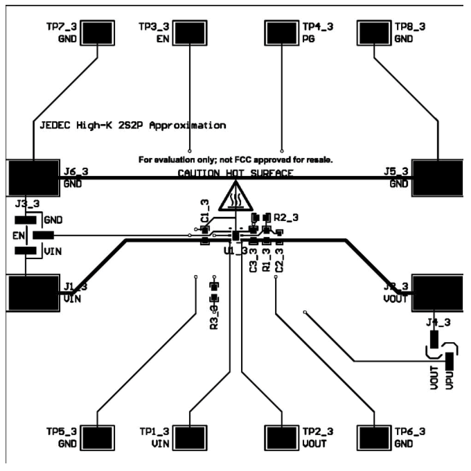  TPS745 (WSON) JEDEC High-K Approximation Top Layer
