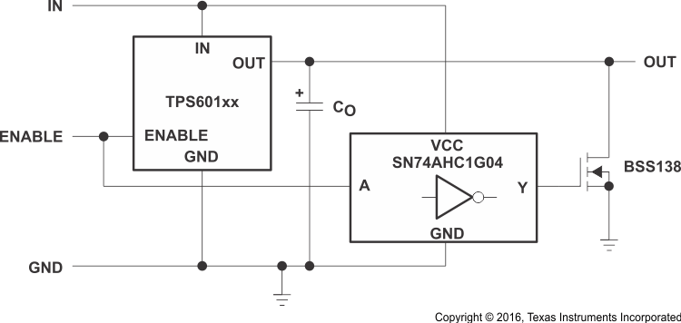 TPS60130 TPS60131 TPS60132 TPS60133 bd_regulated_discharge_output_capacitor_slvs258a.gif