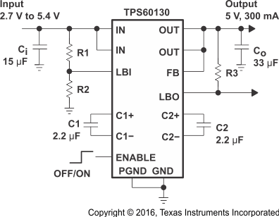TPS60130 TPS60131 TPS60132 TPS60133 typical_operating_circuit_slvs258a.gif