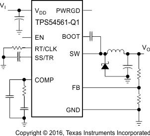 TPS54561-Q1 FP_Simplified_Circuit_SLVSC60.gif