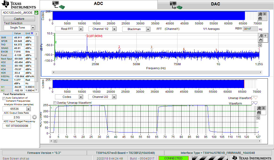 ADC08DJ3200 ADC12DJxx00_JMODE6_2.5GSPS_197.97MHz_sine_FFT_40MHz_square.png
