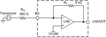 TDC1011-Q1 LNA_resistive_NAS648.gif