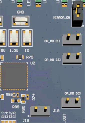 DP83869EVM EVM Strap Jumpers