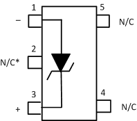 LM4041-N  LM4041-N-Q1 DCK Package5-Pin SC70Top View