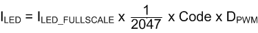 LM3697 mapping_equation_11-bit_linear.gif