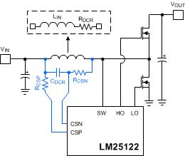 LM25122-Q1 DCR_Sensing_SNVSAF0.gif