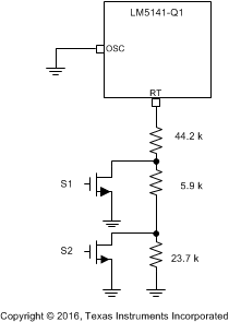 LM5141-Q1 rt_connection_circuit_440mhz_snvsaj6.gif