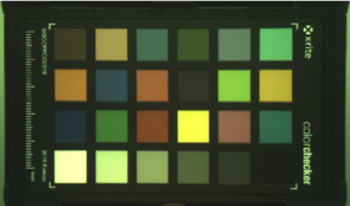  Color Chart Image Captured
                        With TL84 Lighting