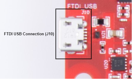 TMDS273EVM, TMDS273GPEVM, TPR12REVM FTDI USB Connector