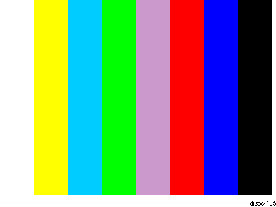  DISPC Overlay Internal Color
                    Bar