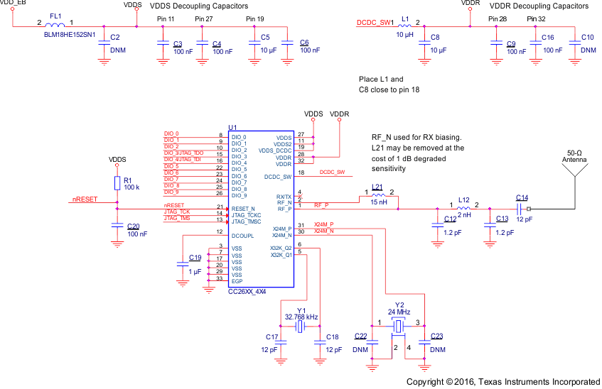 CC2640 circuit_2_external_single-ended_swrs178.gif