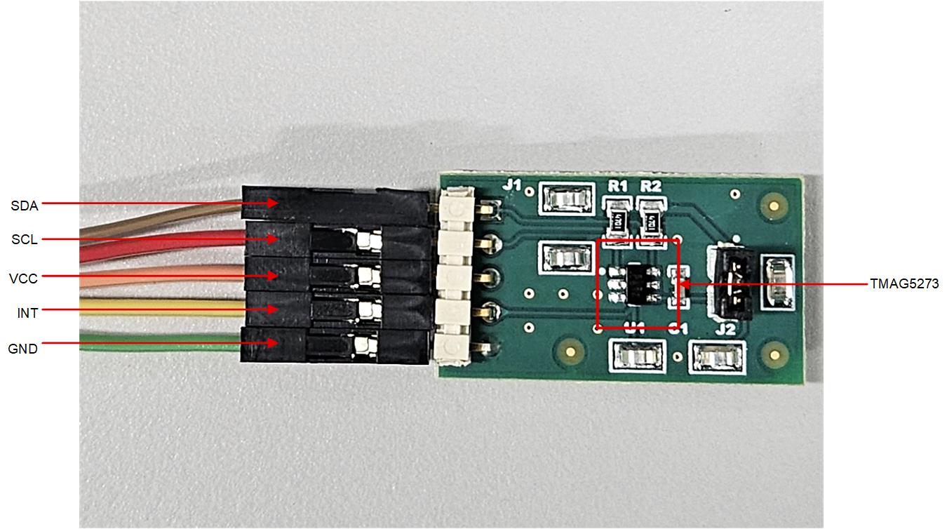 TIDA-010950 TMAG5273 Remote Sensing Board for BLDC Motor Position Sensing